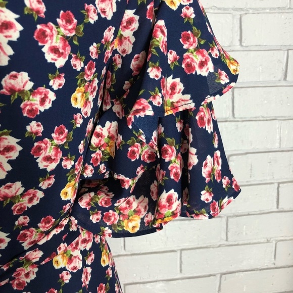 Betsey Johnson Women’s Navy Floral Romper - Picture 6 of 8